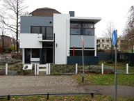 Rietveld Schröderhuis Gevel Zuidoost